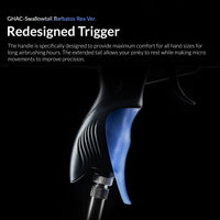 Gaahleri Swallowtail Barbatos Rex airbrush redesigned ergonomic trigger