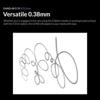 Gaahleri GHAD-68 0.38mm airbrush detail spray pattern