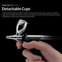 Gaahleri GHAD-68 airbrush detachable gravity paint cup