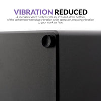 Gaahleri GTS-06 Serenair rubber vibration dampening feet close-up detail