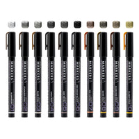 gaahleri metallic series markers lineup aluminium steel gun metal gold colours