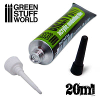 Green Stuff World Green Putty 20ml tube with nozzle and cap accessories