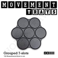 28mm Movement Trays for Tabletop Games | Wargaming | Full Range