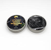 Elastic masking putty tin open at top view – HHP-1001 camouflage masking putty in a silver container with clear branding – product shot for e-commerce