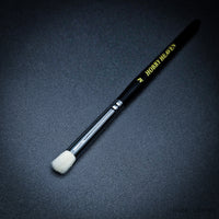Hobby Heaven medium dry brush for miniatures with natural goat hair and metal ferrule.