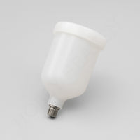 Iwata 70cc plastic paint pot with threaded metal connector – spare cup for LPH80 and Eclipse G3/G5 spray guns