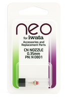Iwata Neo CN replacement nozzle 0.35mm N3 with O-ring original retail packaging genuine OEM part