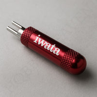 Red Iwata Nozzle Wrench IWCL-NW-1 precision airbrush service tool