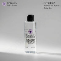Kaleido Colorworks KT202 retarder thinner 210ml bottle studio product shot on grey background