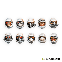 Kromlech Desert Raiders Guard Heads (10) KRCB361 - Hobby Heaven