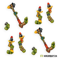Kromlech Orc Tank Hunters Rokket Pistols and Hammers (4) KRCB382 - Hobby Heaven