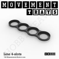 28mm Movement Trays for Tabletop Games | Wargaming | Full Range