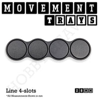 28mm Movement Trays for Tabletop Games | Wargaming | Full Range