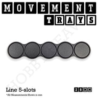 28mm Movement Trays for Tabletop Games | Wargaming | Full Range