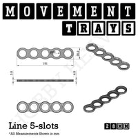 28mm Movement Trays for Tabletop Games | Wargaming | Full Range