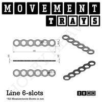 28mm Movement Trays for Tabletop Games | Wargaming | Full Range