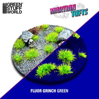 Green Stuff World Martian Fluor Tufts 6 mm – Neon Alien Grass Range (Choose Colour) – 75 Self-Adhesive Tufts