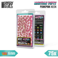 Green Stuff World Martian Fluor Tufts 6 mm – Neon Alien Grass Range (Choose Colour) – 75 Self-Adhesive Tufts