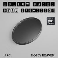 Hollow Bases Range - Wargaming 3d Printed Bases (OBS System)