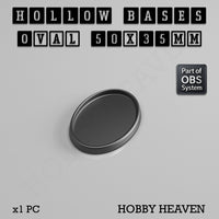 Hollow Bases Range - Wargaming 3d Printed Bases (OBS System)