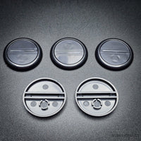 30mm Wide Lip Round Plastic Bases