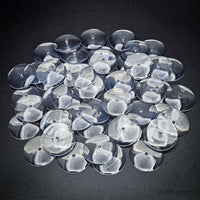 32mm Round Flying Clear Plastic Base