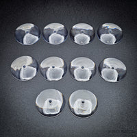 32mm Round Flying Clear Plastic Base