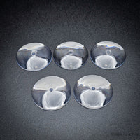 32mm Round Flying Clear Plastic Base