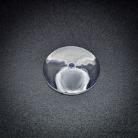 32mm Round Flying Clear Plastic Base