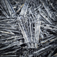 32mm Round Flying Clear Plastic Base