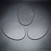 170x105mm Oval Plain Plastic Bases