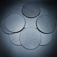 130mm Round Plain Plastic Bases