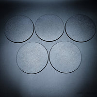 130mm Round Plain Plastic Bases