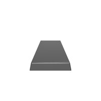 60x20mm Rectangle Plain Plastic Bases 3d Print