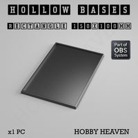 Hollow Bases Range - Wargaming 3d Printed Bases (OBS System)