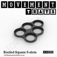 28mm Movement Trays for Tabletop Games | Wargaming | Full Range