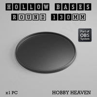 Hollow Bases Range - Wargaming 3d Printed Bases (OBS System)