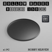 Hollow Bases Range - Wargaming 3d Printed Bases (OBS System)