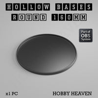 Hollow Bases Range - Wargaming 3d Printed Bases (OBS System)
