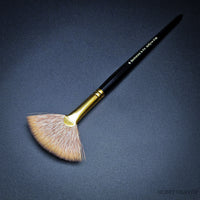 Rosemary & Co Eclipse Fan – Professional Synthetic Mongoose Fan Brushes