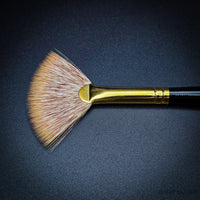 Rosemary & Co Eclipse Fan – Professional Synthetic Mongoose Fan Brushes