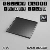 Hollow Bases Range - Wargaming 3d Printed Bases (OBS System)