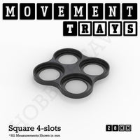 28mm Movement Trays for Tabletop Games | Wargaming | Full Range