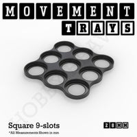28mm Movement Trays for Tabletop Games | Wargaming | Full Range