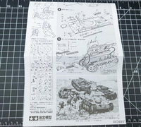 Tamiya 1/35 Scale German Panzerkampfwagen II Tank Model Kit 35009 - Hobby Heaven