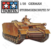Tamiya 1/35 Scale German Sturmgeschutz IV Tank Model Kit 35087 - Hobby Heaven