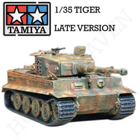 Tamiya 1/35 Scale Tiger I Late Version Tank Model Kit 35146 - Hobby Heaven