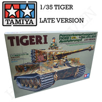 Tamiya 1/35 Scale Tiger I Late Version Tank Model Kit 35146 - Hobby Heaven