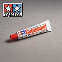 Tamiya 87068 Polishing Compound Coarse 22ml – coarse grit polishing paste for removing scratches on plastic models