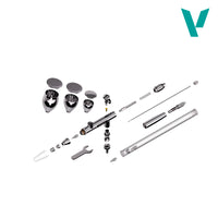 Vallejo Profinish Airbrush 90002 Dual Action Gravity Feed 0.2 & 0.3mm 3 Cups